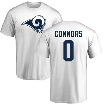 Men's Dean Connors Los Angeles Rams Name & Number Logo T-Shirt - White