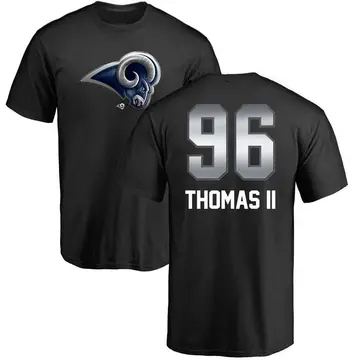 Men's Keir Thomas II Los Angeles Rams Midnight Mascot T-Shirt - Black