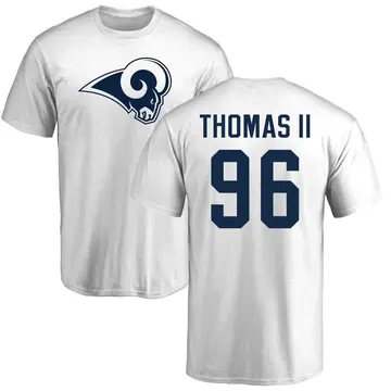 Men's Keir Thomas II Los Angeles Rams Name & Number Logo T-Shirt - White