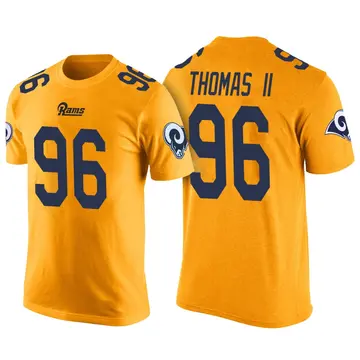 Men's Keir Thomas II Los Angeles Rams Yellow Color Rush Legend T-Shirt