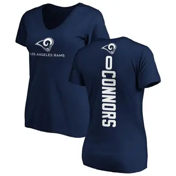 Women's Dean Connors Los Angeles Rams Backer Slim Fit T-Shirt - Navy
