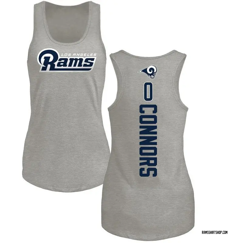 Women's Dean Connors Los Angeles Rams Backer Tri-Blend Tank Top - Ash