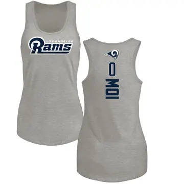 Women's Jaxson Moi Los Angeles Rams Backer Tri-Blend Tank Top - Ash