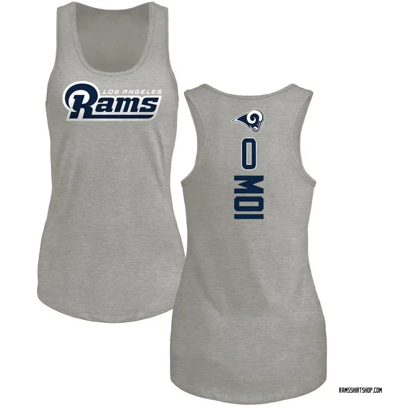 Women's Jaxson Moi Los Angeles Rams Backer Tri-Blend Tank Top - Ash
