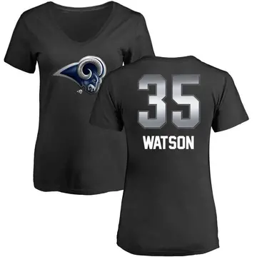 Women's Jaylen Watson Los Angeles Rams Midnight Mascot T-Shirt - Black