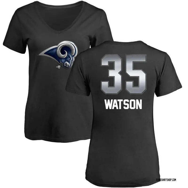 Women's Jaylen Watson Los Angeles Rams Midnight Mascot T-Shirt - Black