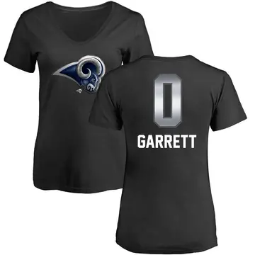 Women's Myles Garrett Los Angeles Rams Midnight Mascot T-Shirt - Black