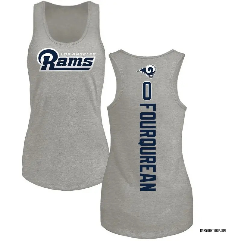 Women's Nyzier Fourqurean Los Angeles Rams Backer Tri-Blend Tank Top - Ash
