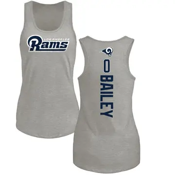 Women's Wesley Bailey Los Angeles Rams Backer Tri-Blend Tank Top - Ash