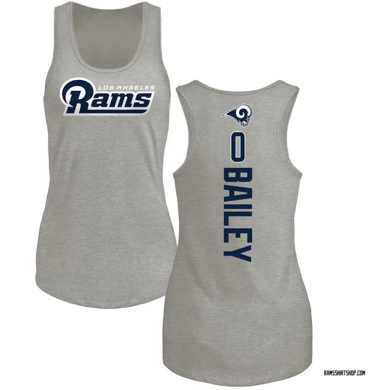 Women's Wesley Bailey Los Angeles Rams Backer Tri-Blend Tank Top - Ash