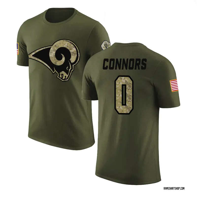 Youth Dean Connors Los Angeles Rams Olive Salute to Service Legend T-Shirt