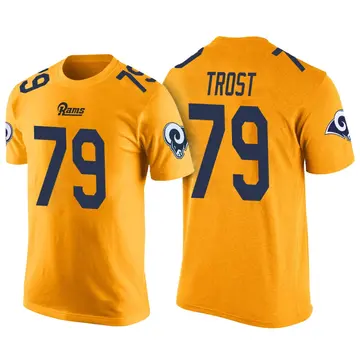 Youth Keagen Trost Los Angeles Rams Yellow Color Rush Legend T-Shirt
