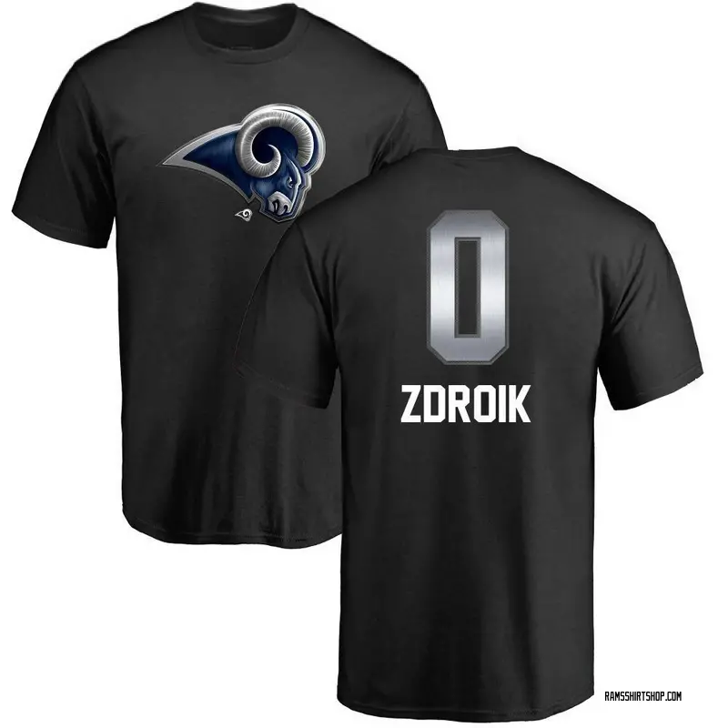 Youth Payton Zdroik Los Angeles Rams Midnight Mascot T-Shirt - Black