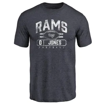 Youth Rohan Jones Los Angeles Rams Flanker Tri-Blend T-Shirt - Navy