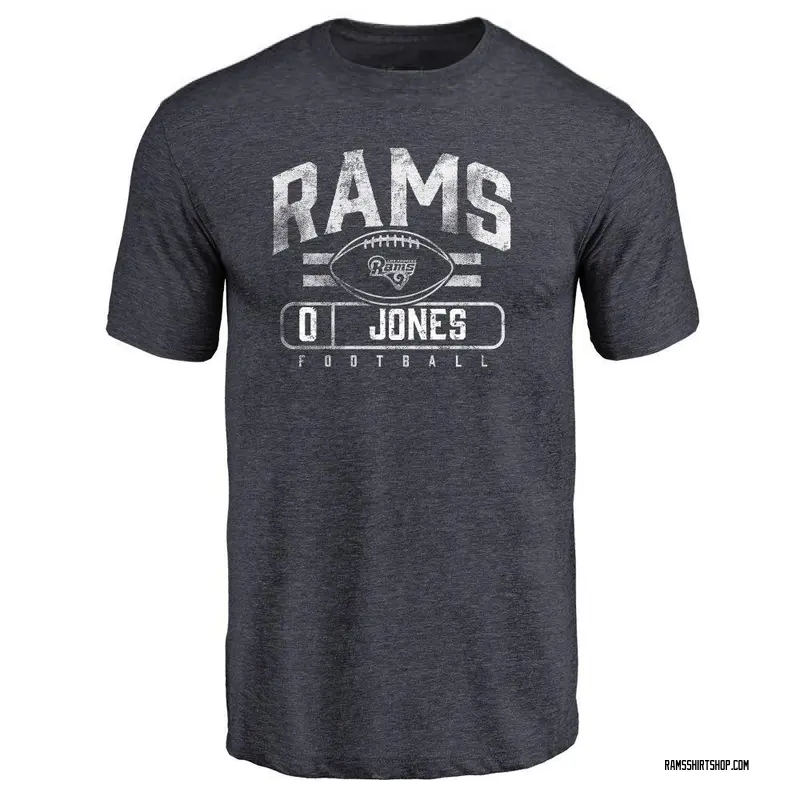 Youth Rohan Jones Los Angeles Rams Flanker Tri-Blend T-Shirt - Navy