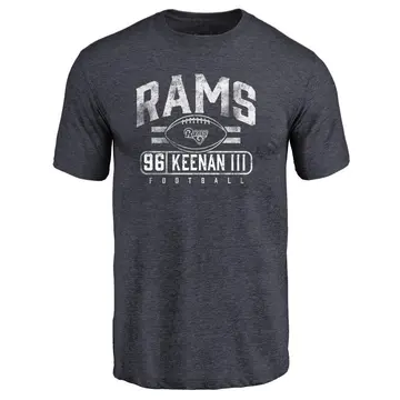 Youth Tim Keenan III Los Angeles Rams Flanker Tri-Blend T-Shirt - Navy