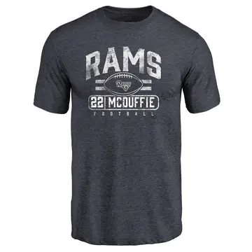 Youth Trent McDuffie Los Angeles Rams Flanker Tri-Blend T-Shirt - Navy