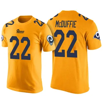 Youth Trent McDuffie Los Angeles Rams Yellow Color Rush Legend T-Shirt